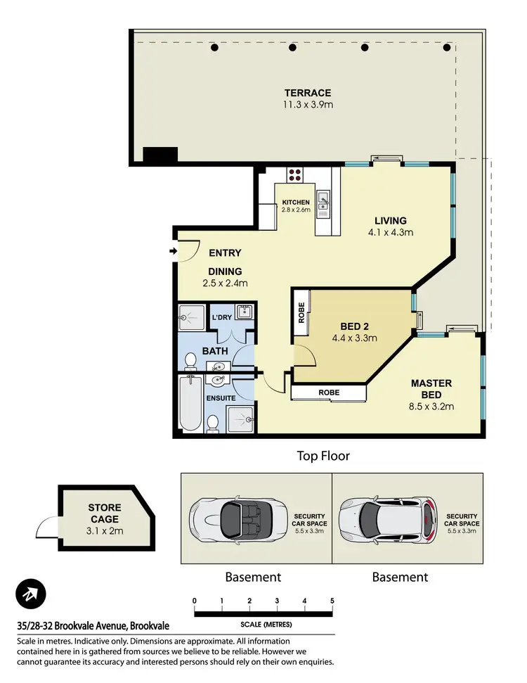 Floorplan of Homely apartment listing, 35/28-32 Brookvale Avenue, Brookvale NSW 2100