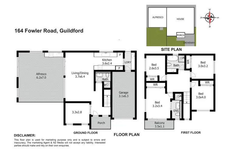 Floorplan of Homely house listing, 164 Fowler Road, Guildford NSW 2161