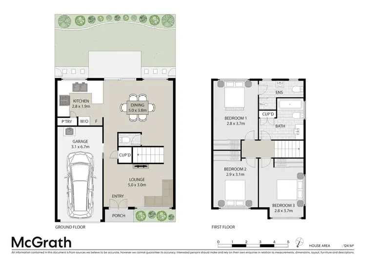 Floorplan of Homely townhouse listing, 8/74 Plaza Street, Wynnum West QLD 4178