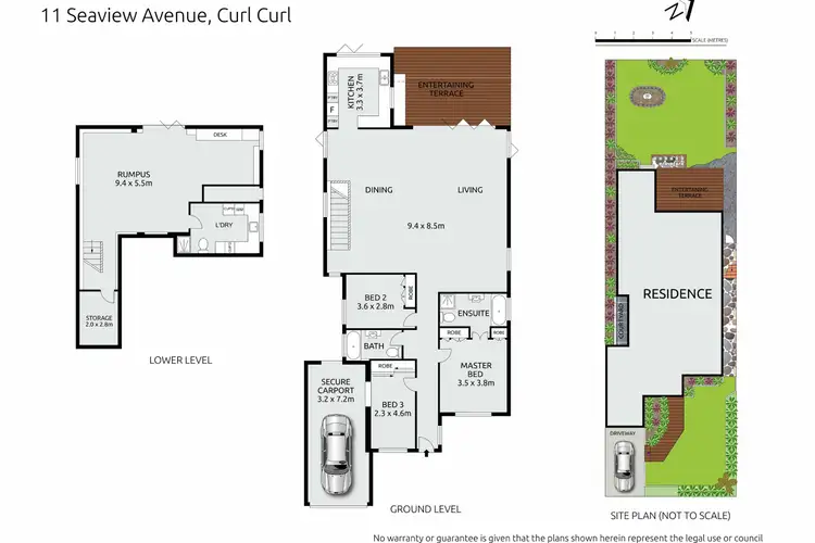 Floorplan of Homely house listing, 11 Seaview Avenue, Curl Curl NSW 2096