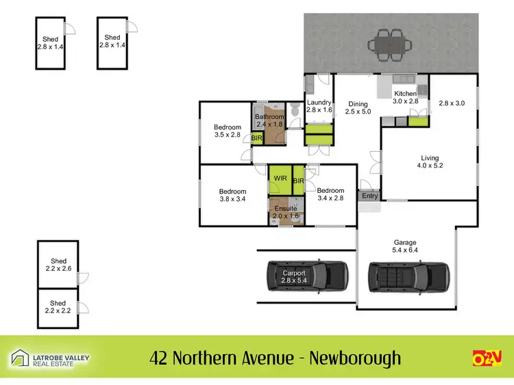 Floorplan of Homely house listing, 42 Northern Avenue, Newborough VIC 3825