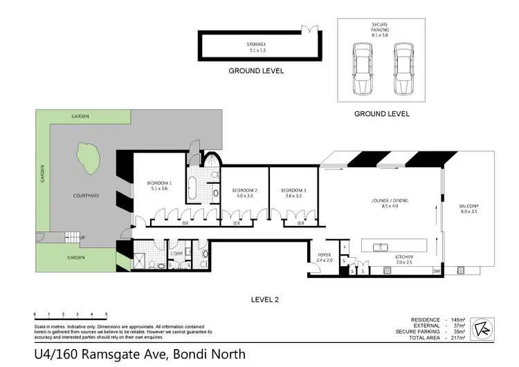 Floorplan of Homely apartment listing, 4/160 Ramsgate Avenue, Bondi Beach NSW 2026