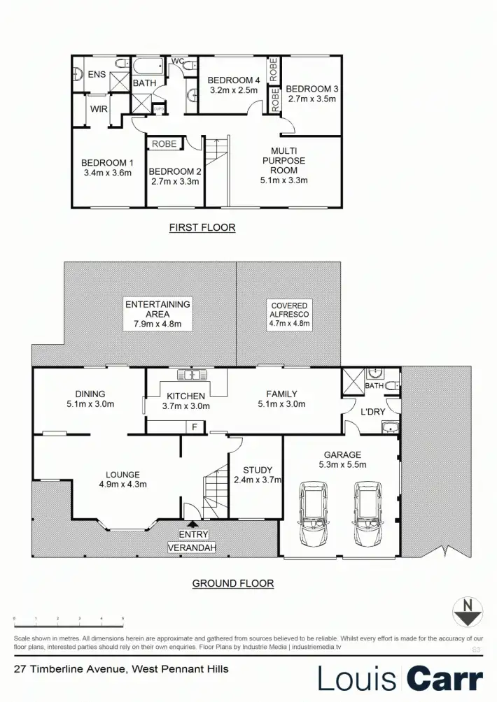 Floorplan of Homely house listing, 27 Timberline Avenue, West Pennant Hills NSW 2125