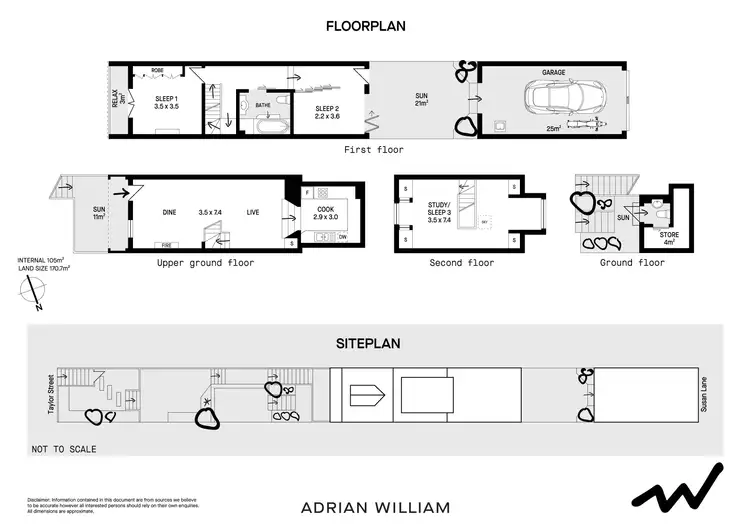 Floorplan of Homely house listing, 18 Taylor Street, Annandale NSW 2038