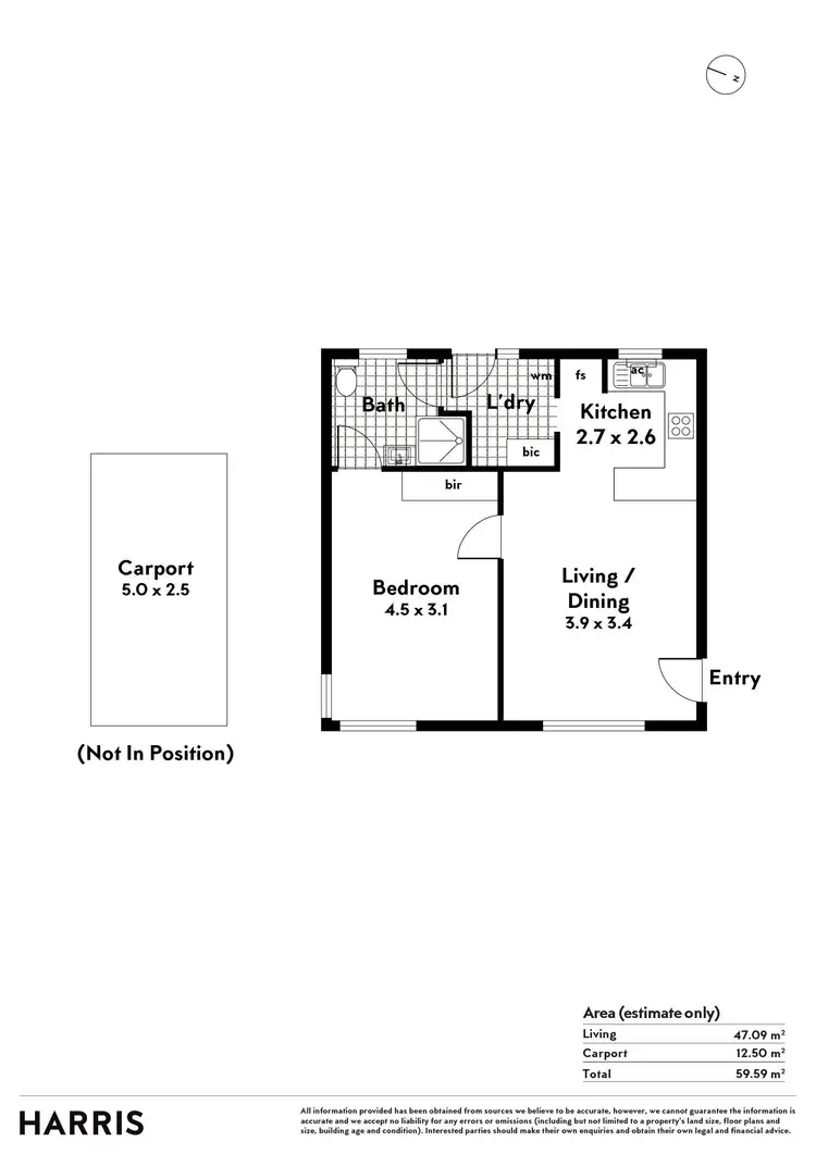 Floorplan of Homely unit listing, 5/79 Greenhill Road, Wayville SA 5034