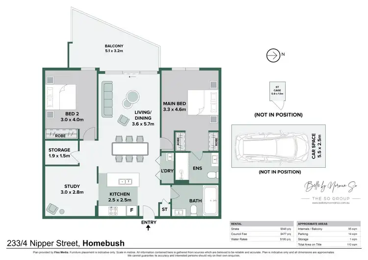 Floorplan of Homely apartment listing, 233/4 Nipper Street, Homebush NSW 2140