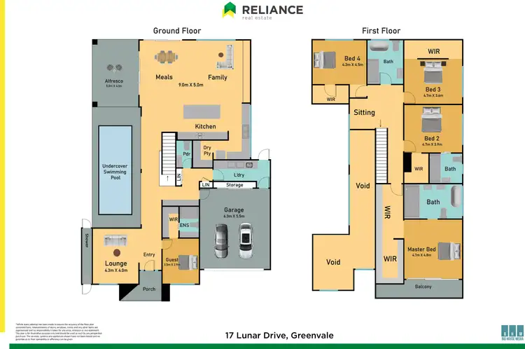Floorplan of Homely house listing, 17 Lunar Drive, Greenvale VIC 3059