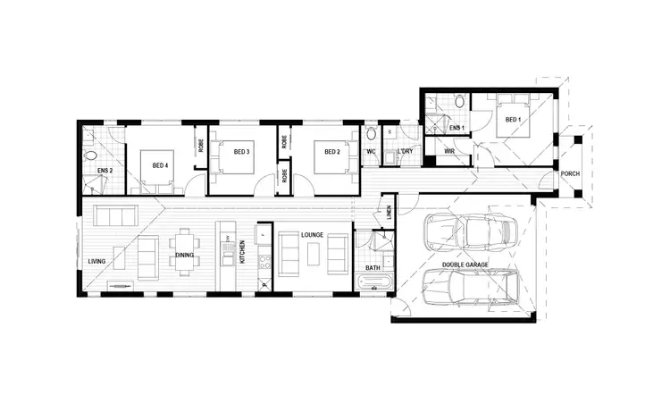 Floorplan of Homely house listing, 18 Meridie Way, Darley VIC 3340
