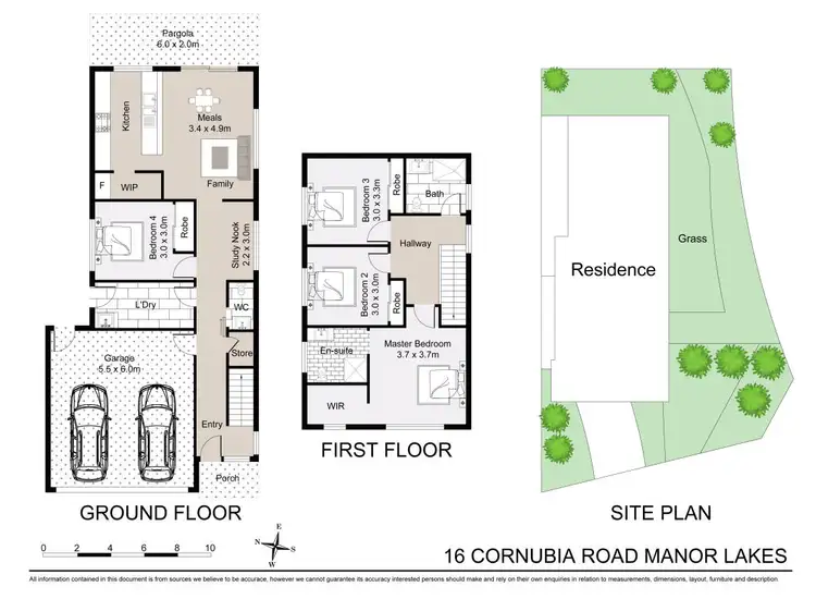 Floorplan of Homely house listing, 16 Cornubia Road, Manor Lakes VIC 3024