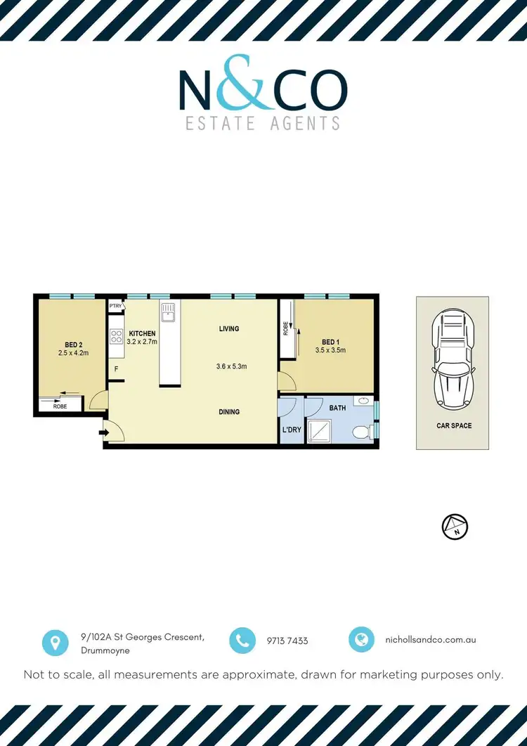Floorplan of Homely apartment listing, 9/102a St Georges Crescent, Drummoyne NSW 2047