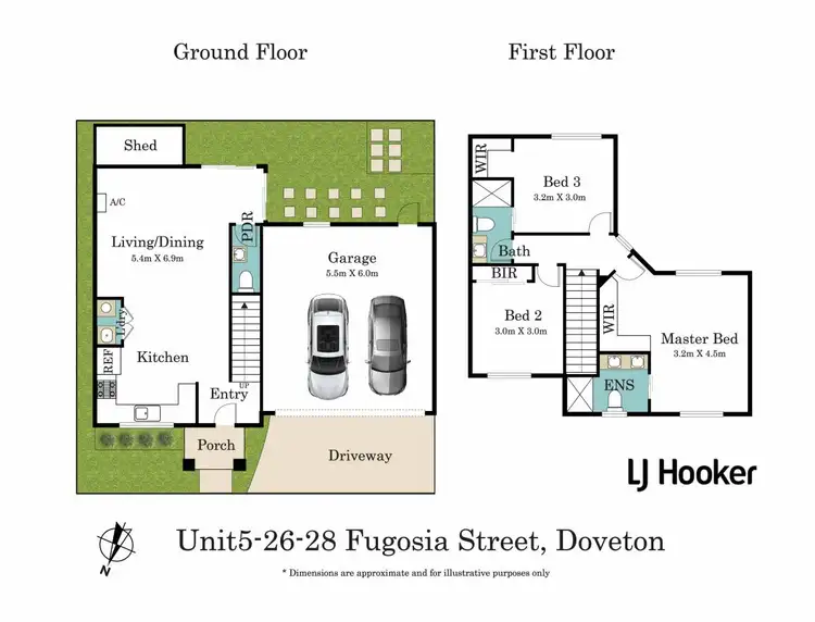 Floorplan of Homely townhouse listing, 5/26 Fugosia Street, Doveton VIC 3177