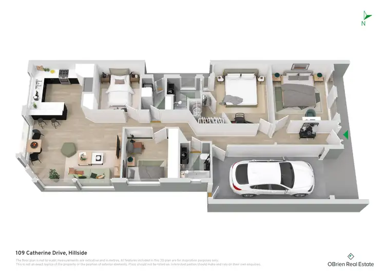 Floorplan of Homely house listing, 109 Catherine Drive, Hillside VIC 3037