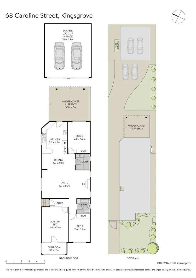Floorplan of Homely house listing, 68 Caroline Street, Kingsgrove NSW 2208