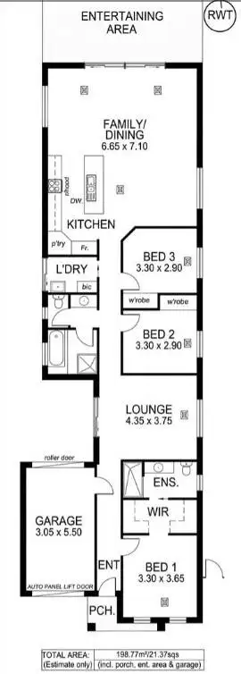 Floorplan of Homely house listing, 4a Sandery Avenue, Seacombe Gardens SA 5047