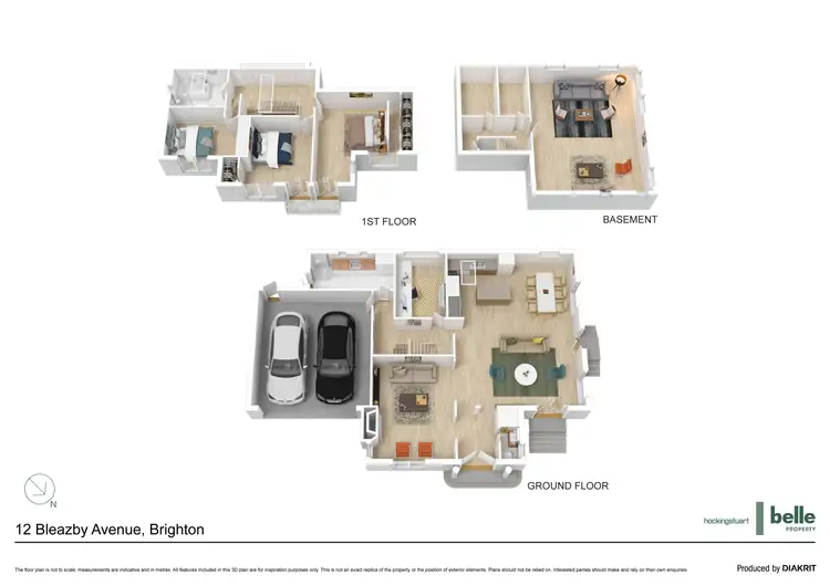 Floorplan of Homely house listing, 12 Bleazby Avenue, Brighton VIC 3186