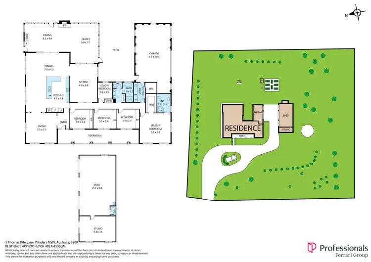 Floorplan of Homely rural property listing, 5 Thomas Kite Lane, Orange NSW 2800