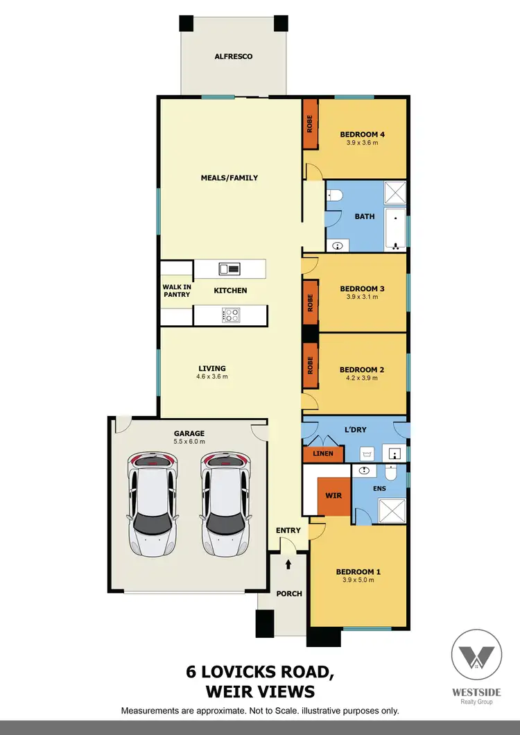 Floorplan of Homely house listing, 6 Lovicks Road, Weir Views VIC 3338