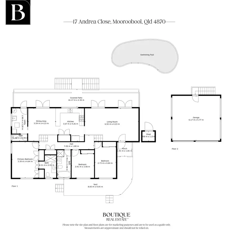 Floorplan of Homely house listing, 17 Andrea Close, Mooroobool QLD 4870