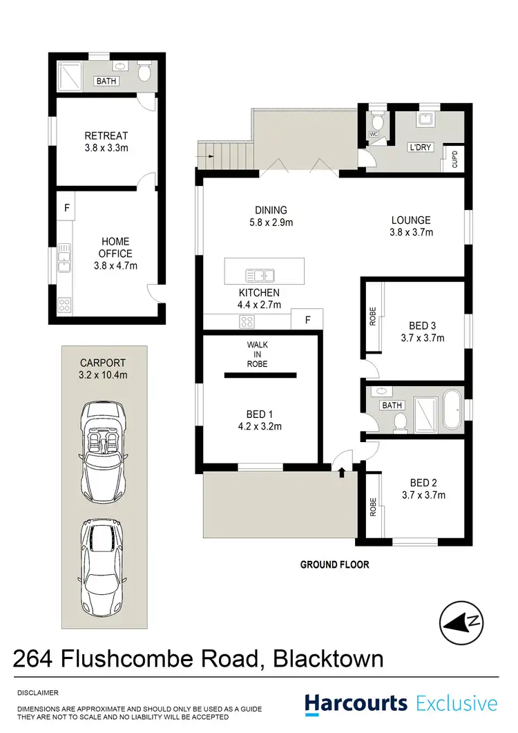 Floorplan of Homely house listing, 264 Flushcombe Road, Blacktown NSW 2148
