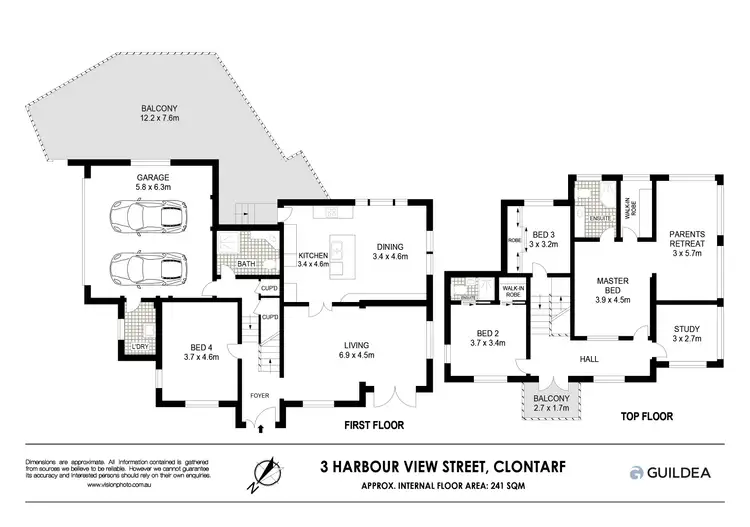 Floorplan of Homely house listing, 3 Harbour View Street, Clontarf NSW 2093