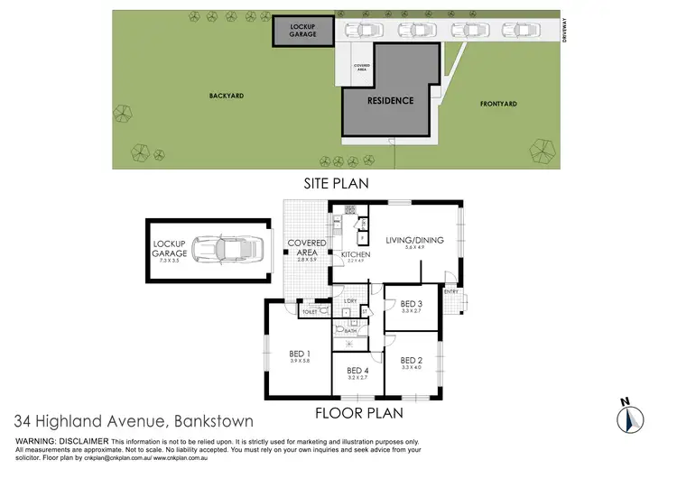 Floorplan of Homely house listing, 34 Highland Avenue, Bankstown NSW 2200