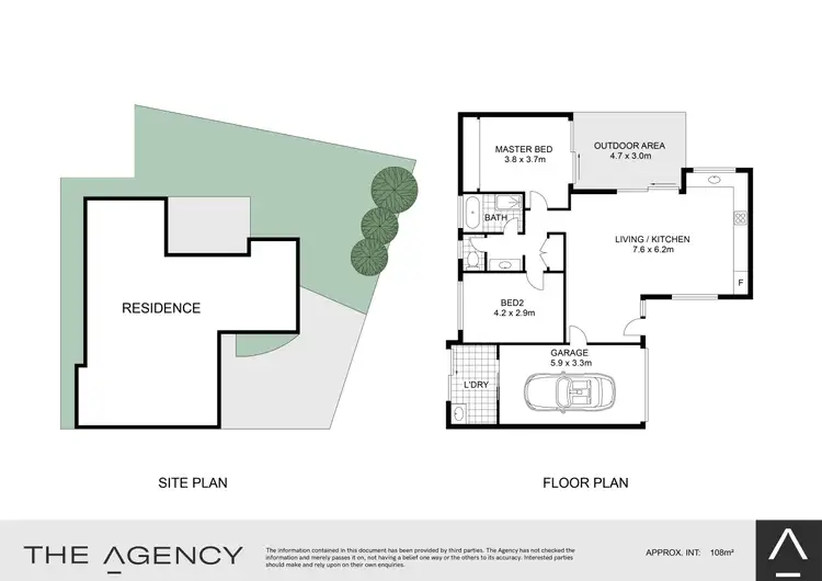 Floorplan of Homely semi-detached listing, 2/14 Ferntree Close, Wyoming NSW 2250