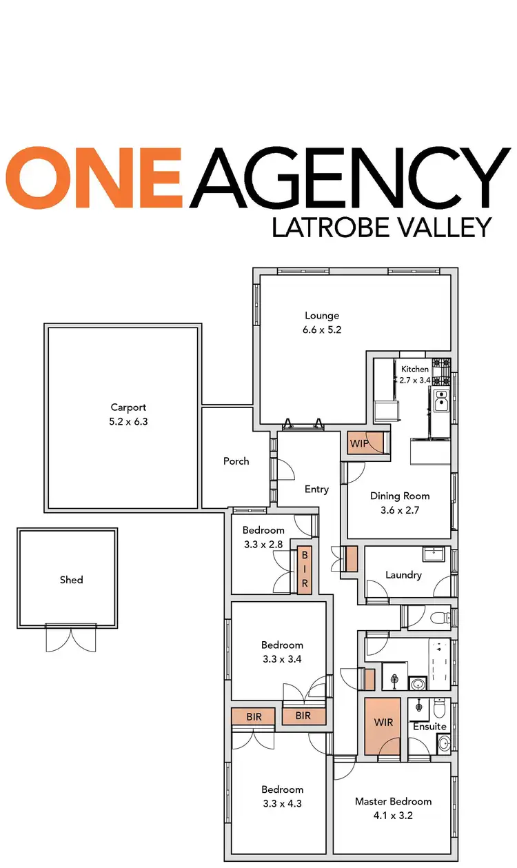 Floorplan of Homely house listing, 17 Wirilda Crescent, Traralgon VIC 3844