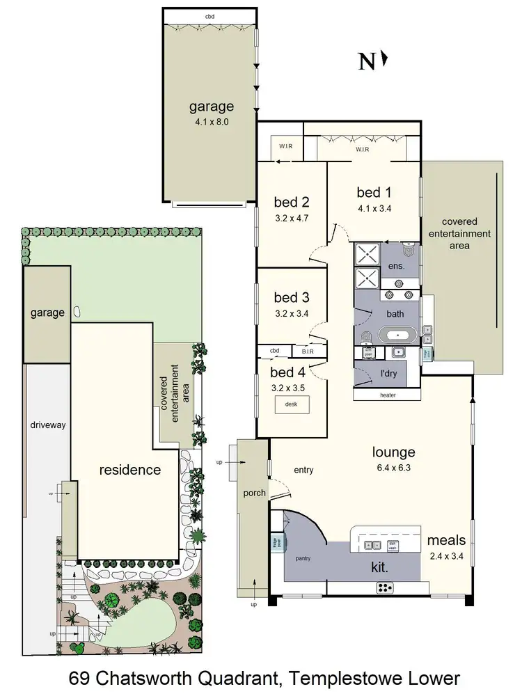 Floorplan of Homely house listing, 69 Chatsworth Quadrant, Templestowe Lower VIC 3107