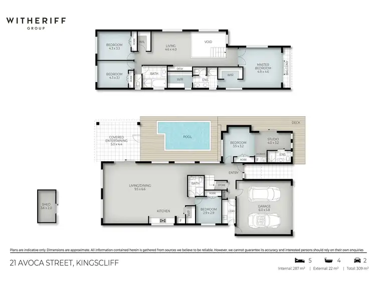 Floorplan of Homely house listing, 21 Avoca Street, Kingscliff NSW 2487