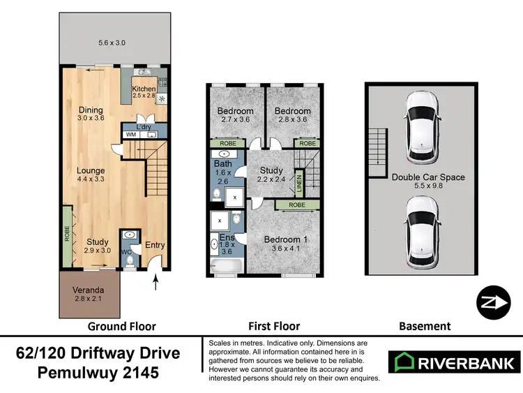 Floorplan of Homely townhouse listing, 62/120 Driftway Drive, Pemulwuy NSW 2145