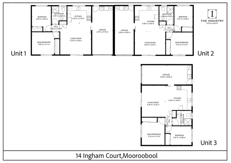 Floorplan of Homely block of units listing, 14 Ingham Court, Mooroobool QLD 4870
