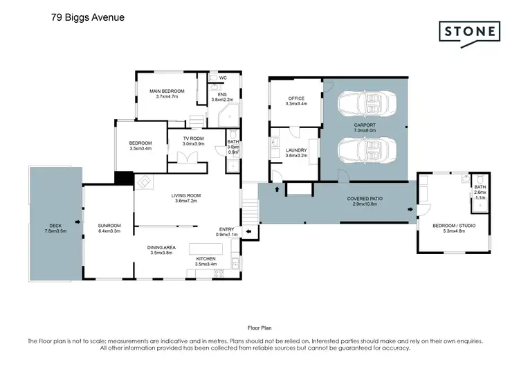 Floorplan of Homely house listing, 79 Biggs Ave, Beachmere QLD 4510