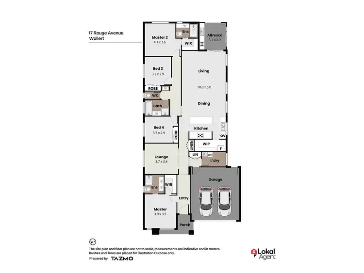 Floorplan of Homely house listing, 17 Rouge Avenue, Wollert VIC 3750