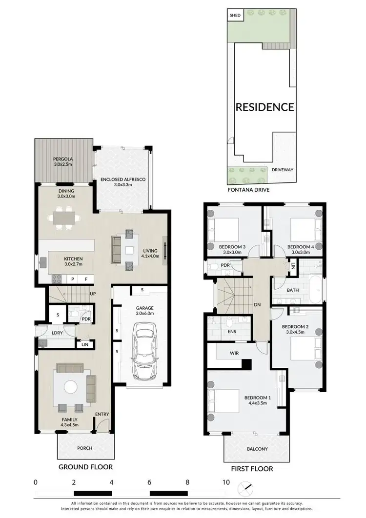 Floorplan of Homely house listing, 40 Fontana Drive, Box Hill NSW 2765