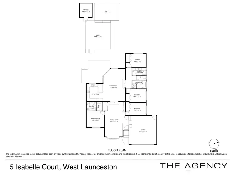 Floorplan of Homely house listing, 5 Isabelle Court, West Launceston TAS 7250