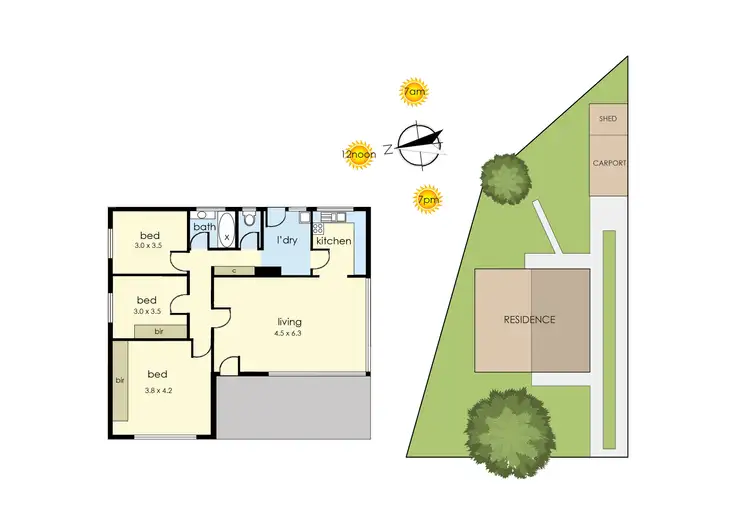 Floorplan of Homely house listing, 22 Candlebark Crescent, Frankston North VIC 3200