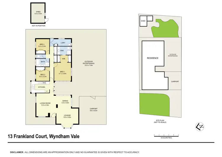 Floorplan of Homely house listing, 13 Frankland Court, Wyndham Vale VIC 3024