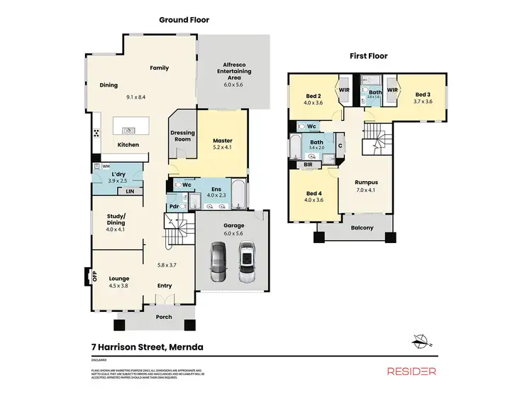 Floorplan of Homely house listing, 7 Harrison Street, Mernda VIC 3754