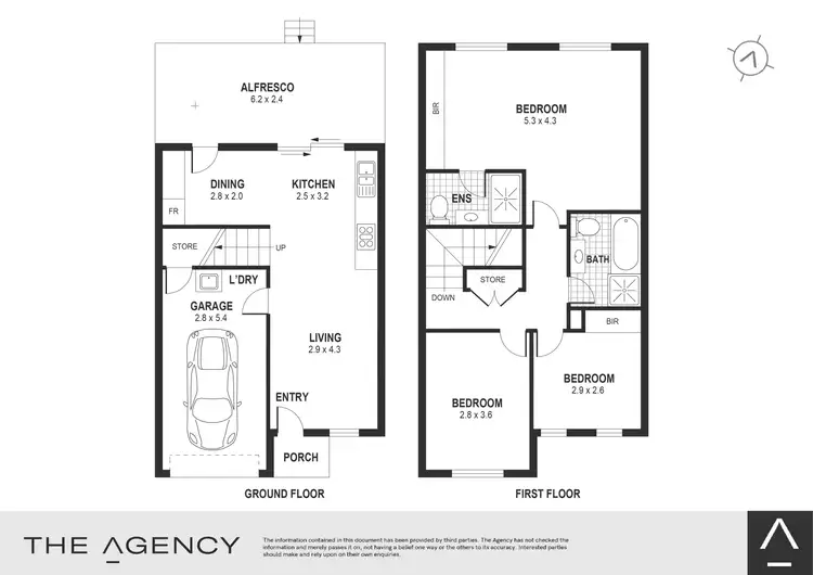 Floorplan of Homely townhouse listing, 10/86 Hartington Street, Rooty Hill NSW 2766