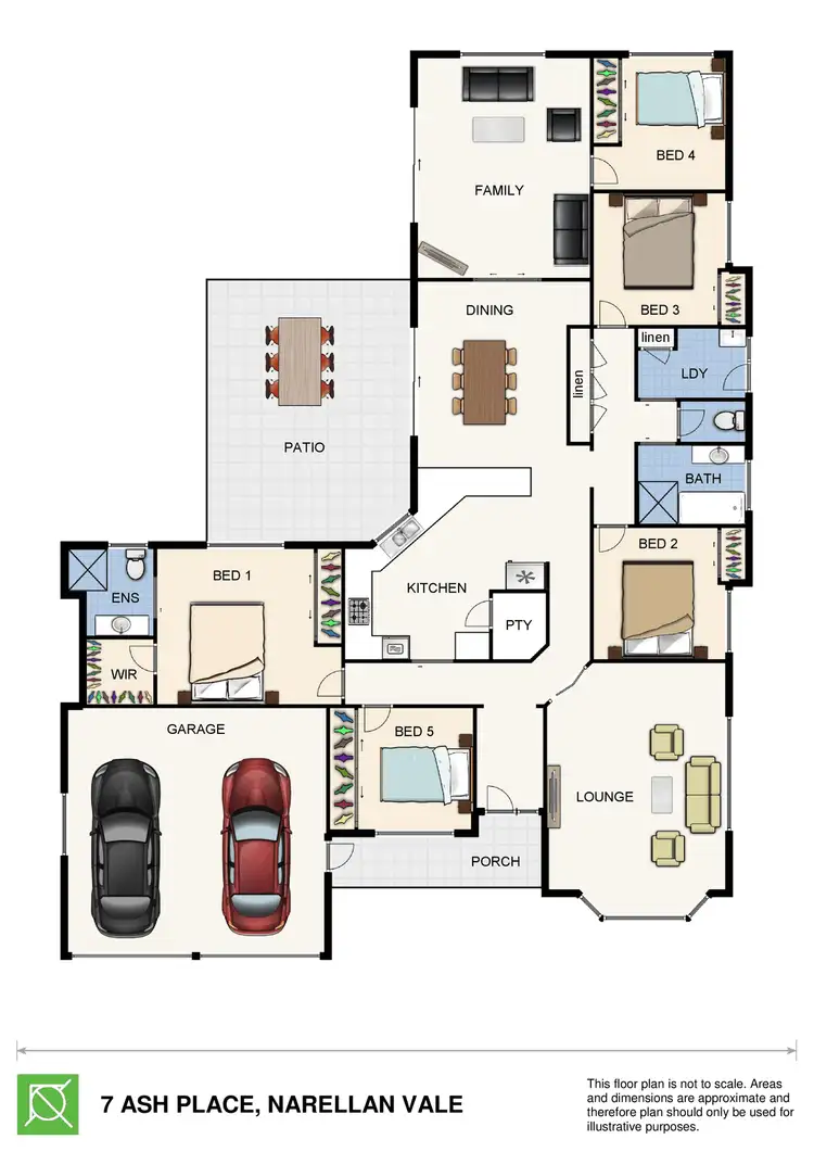 Floorplan of Homely house listing, 7 Ash Place, Narellan Vale NSW 2567
