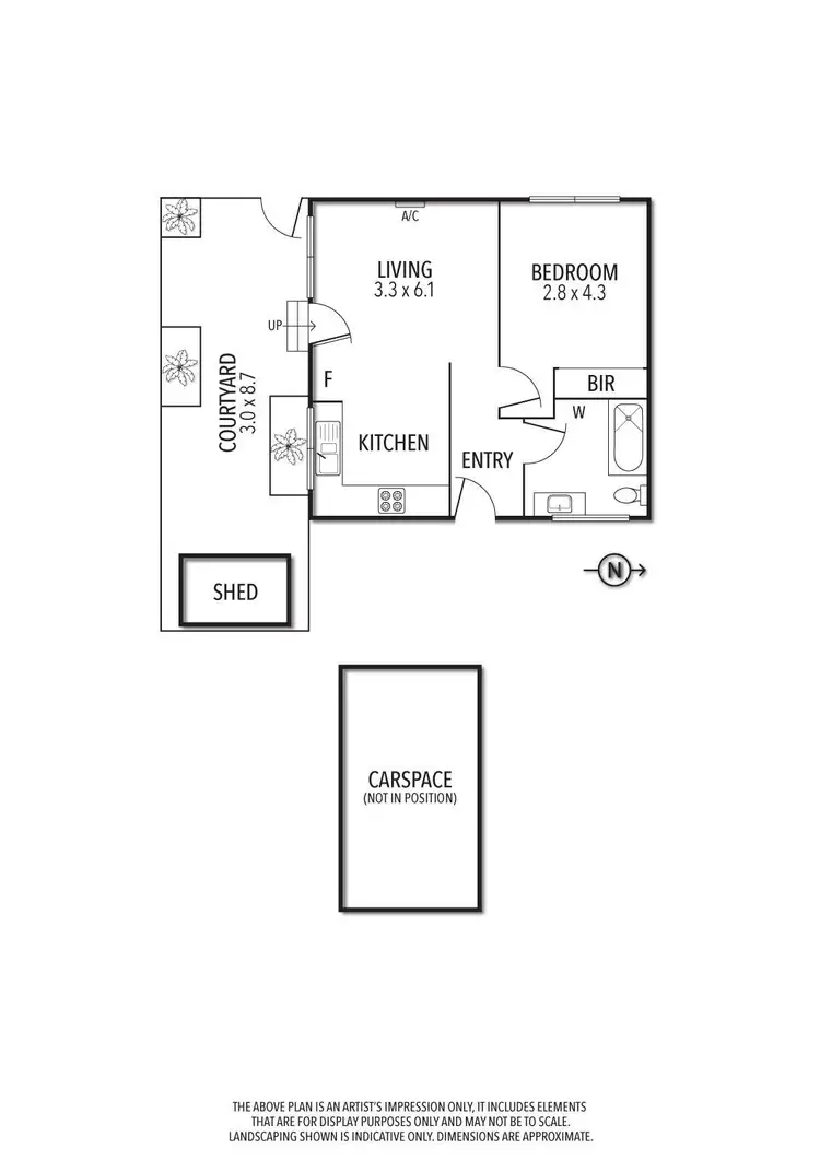 Floorplan of Homely apartment listing, 4/35 Grange Road, Fairfield VIC 3078