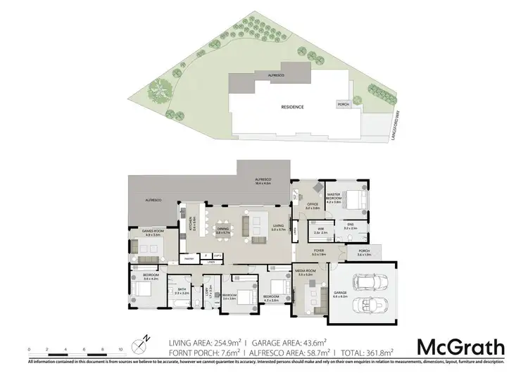 Floorplan of Homely house listing, 23 Langsford Way, Valla Beach NSW 2448