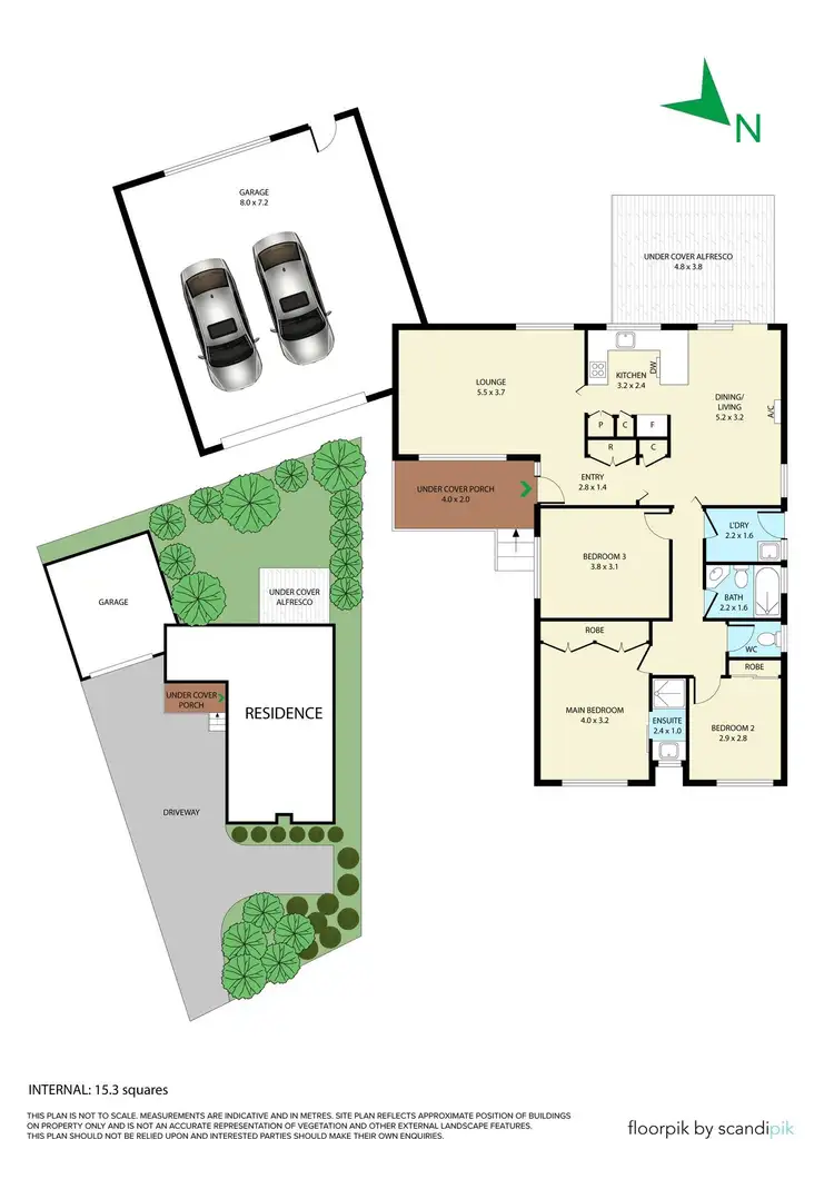 Floorplan of Homely house listing, 17 Kaisman Square, Wantirna VIC 3152