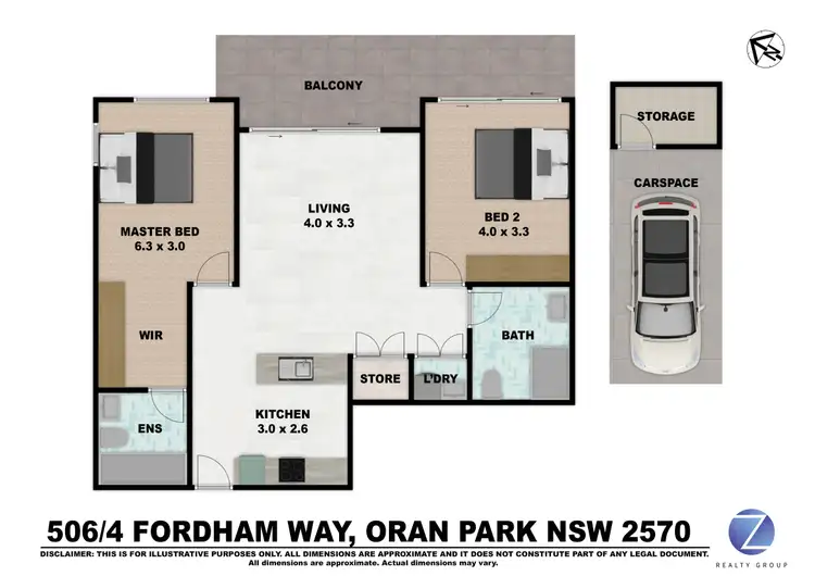 Floorplan of Homely apartment listing, Level 5/06/4 Fordham Way, Oran Park NSW 2570
