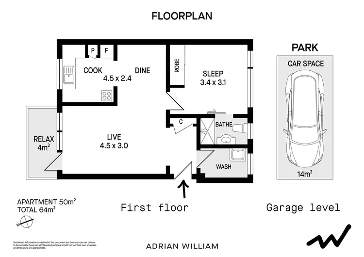 Floorplan of Homely apartment listing, 10/9 View Street, Marrickville NSW 2204