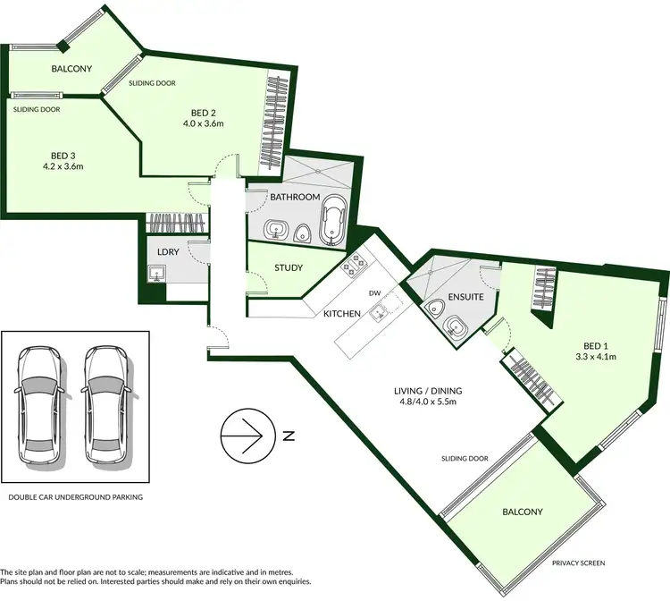 Floorplan of Homely unit listing, 204/15-23 Fisher Road, Dee Why NSW 2099