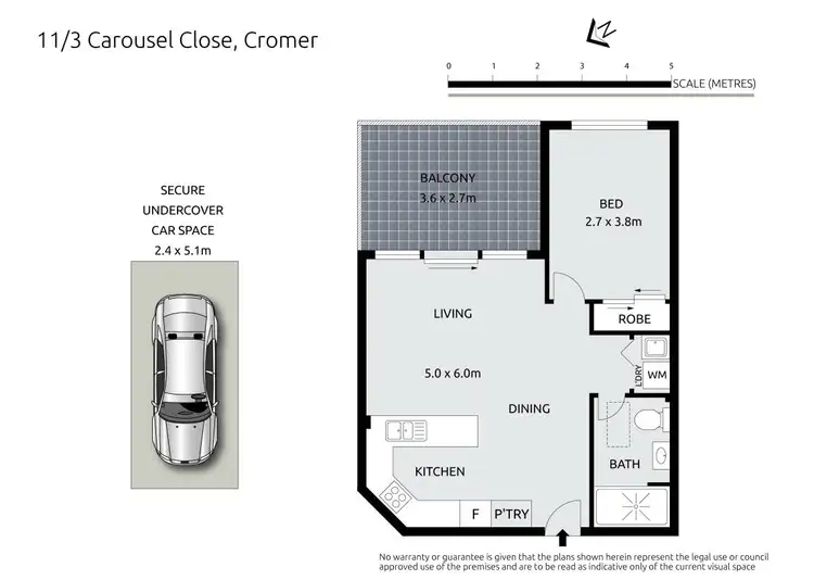 Floorplan of Homely apartment listing, 11/3-4 Carousel Close, Cromer NSW 2099