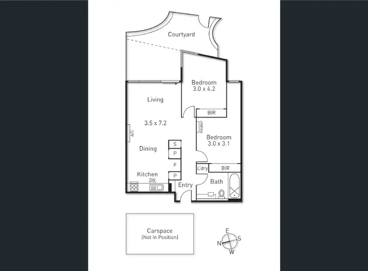 Floorplan of Homely apartment listing, 10/59 Stawell Street, Richmond VIC 3121