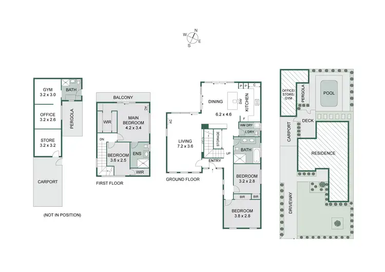 Floorplan of Homely house listing, 25 Albany Crescent, Aspendale VIC 3195