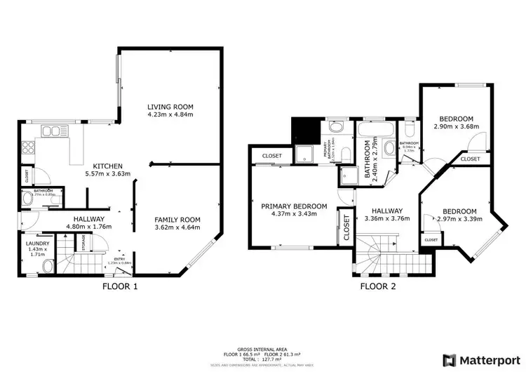 Floorplan of Homely unit listing, 1/15 Evan Street, Berwick VIC 3806